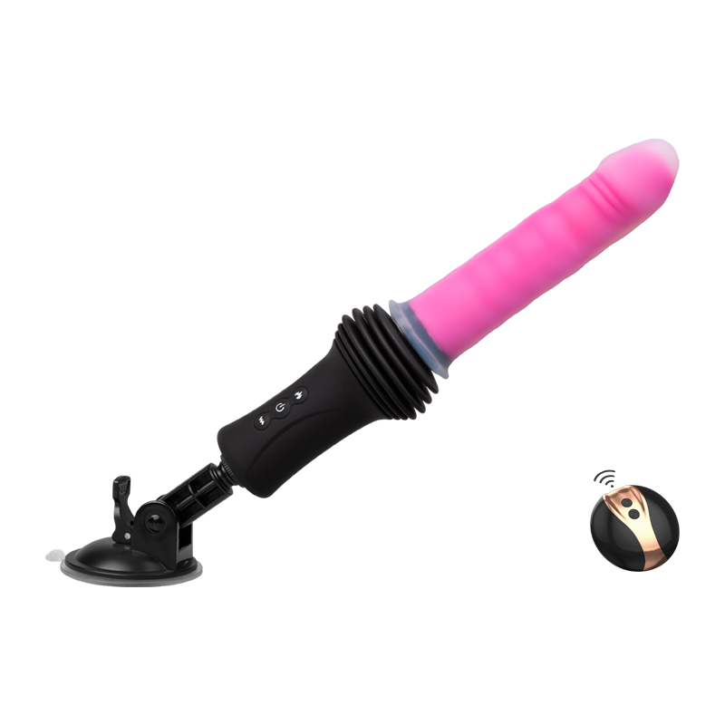 Vibromasseur coloré à poussée ultra longue